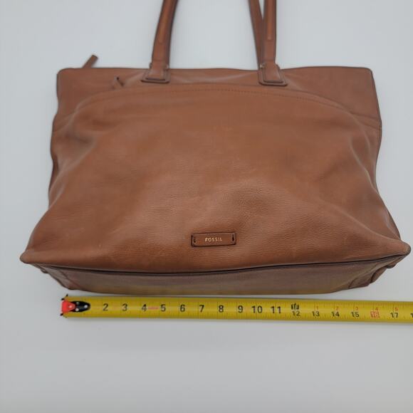 Fossil Leather Tote Bag - Picture 14 of 16